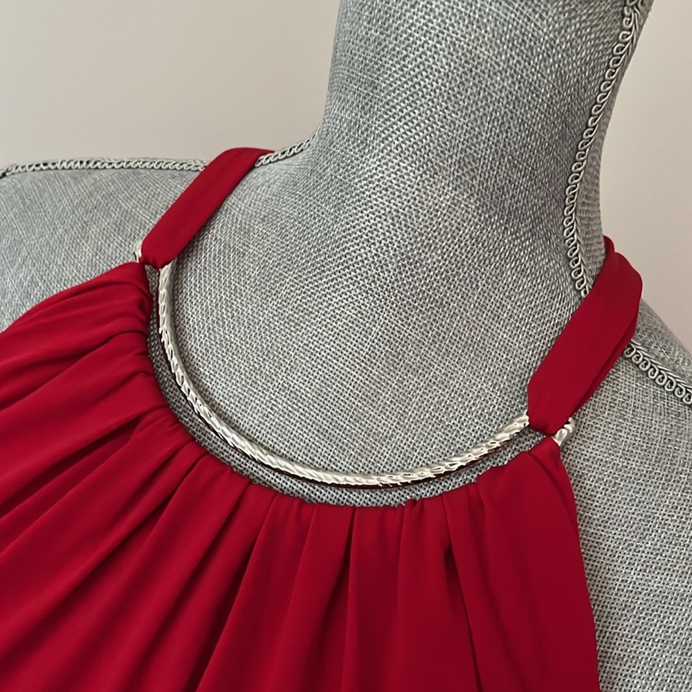 Cache red Party top - Picture 2 of 4